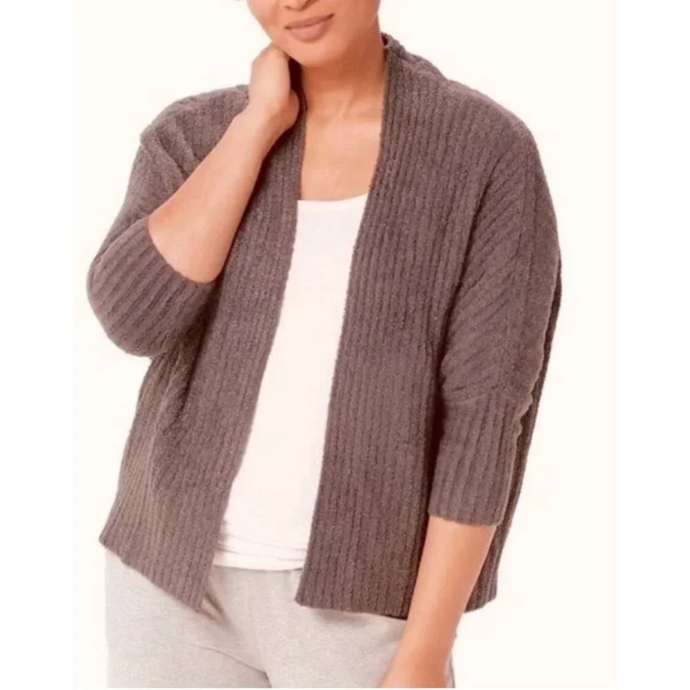 BAREFOOT DREAMS cozychic lite ribbed shrug cardigan size S/M - Picture 1 of 6